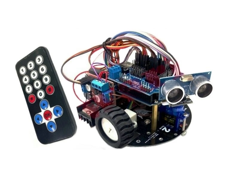 Arduino Robot自走車專題 UNO R3行動機器人